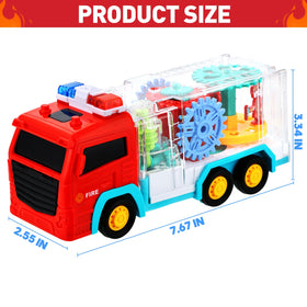 TNOIE gift-ready fire truck toy for toddlers.