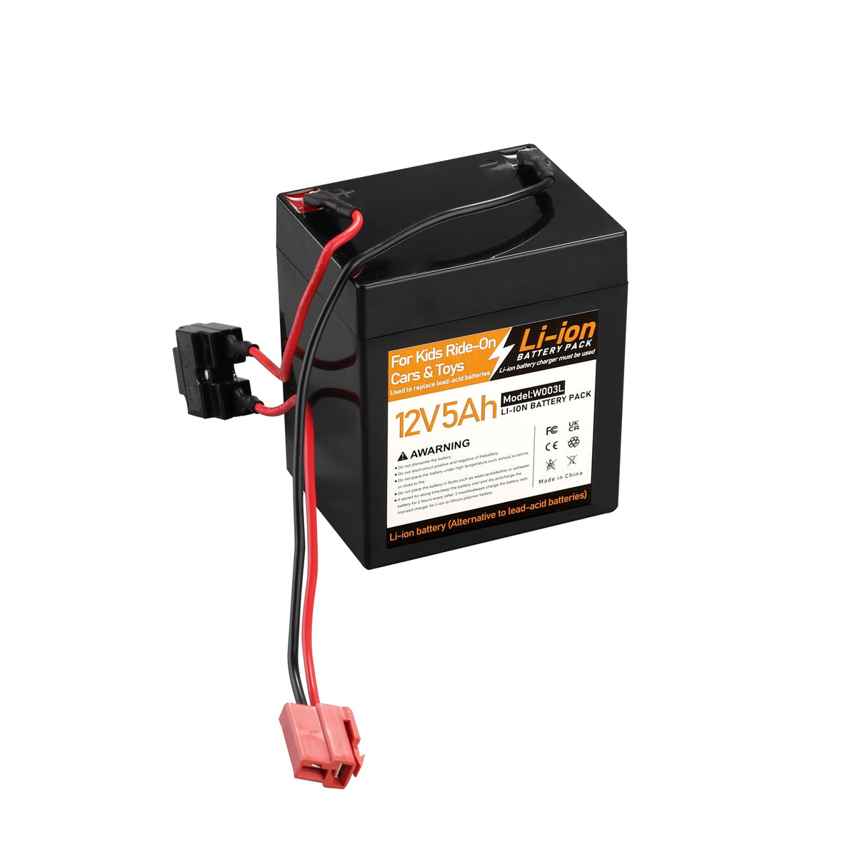 Tnvodejo battery size 2.3 x 3.8 x 2.9 inches fits compact toy cars