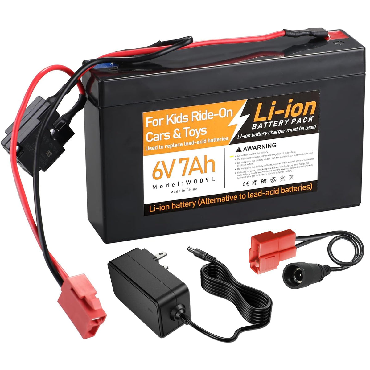 Tnvodejo 6V7Ah battery dimensions for compact ride-on compatibility