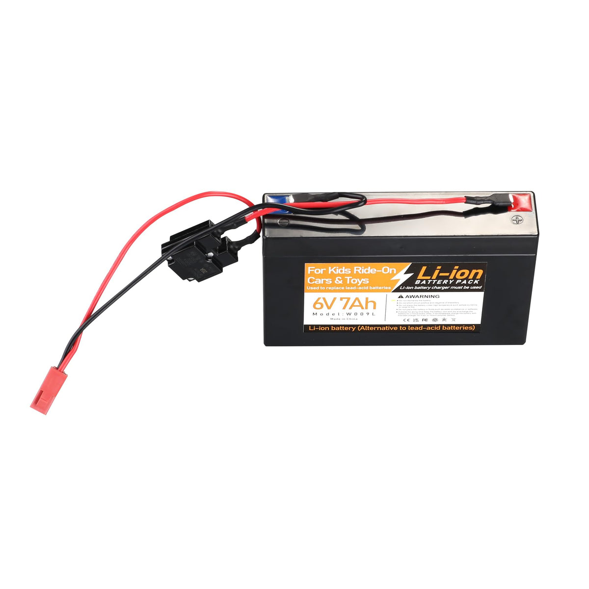 Tnvodejo 6V7Ah battery packaging highlighting safety features