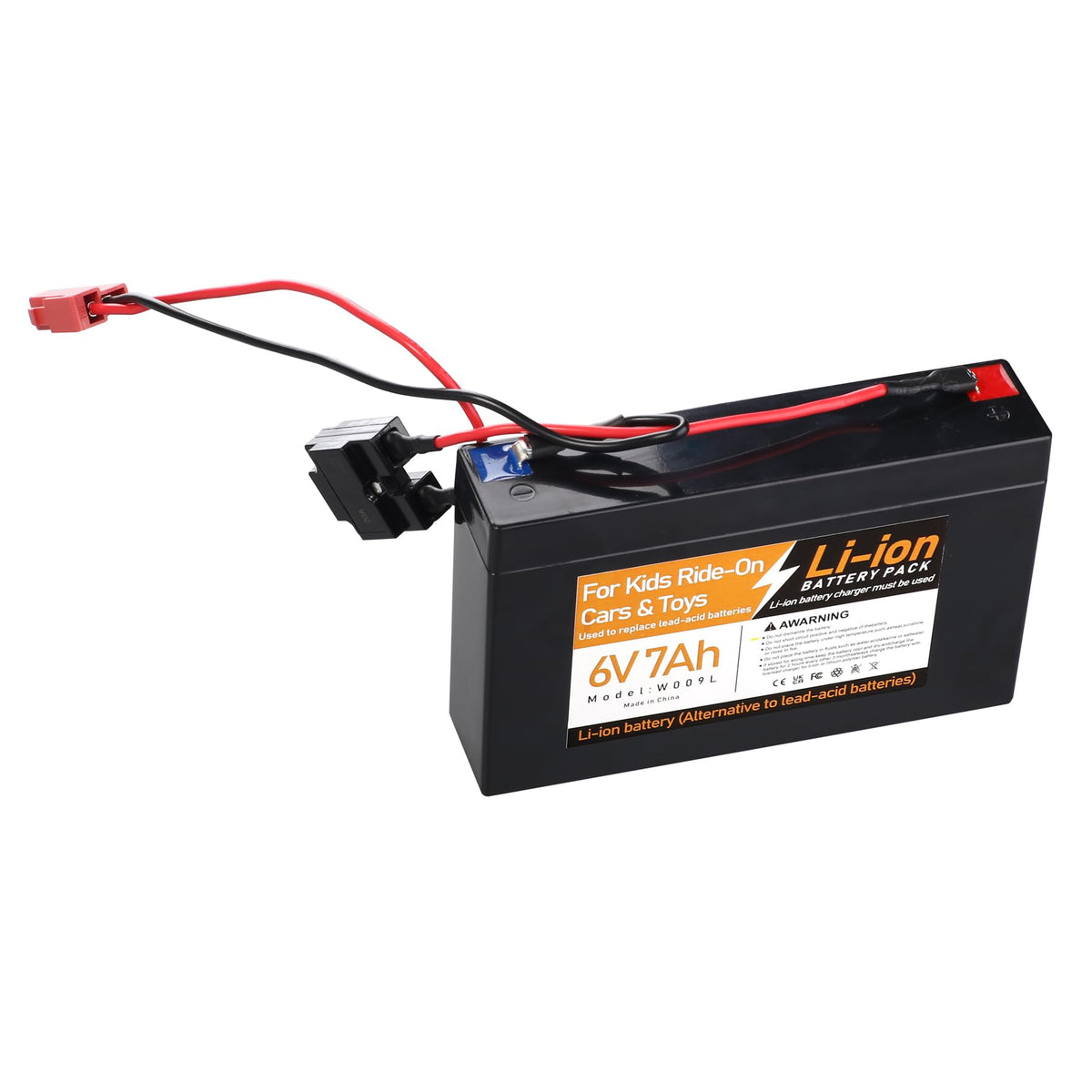 Tnvodejo 6V7Ah battery weight of 2.44 pounds for handling
