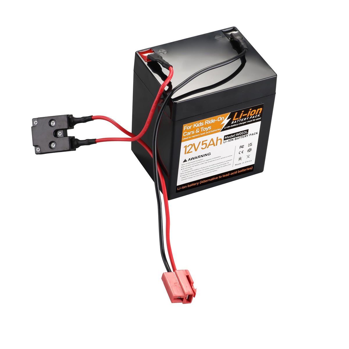 Tnvodejo ride-on car replacement battery ready to use after simple connection