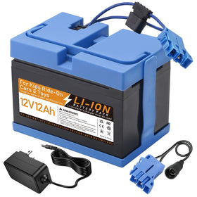 Tnvodejo TB4 12V battery front view for quick ride-on replacement