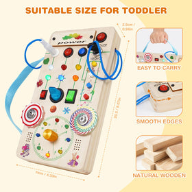 TNYI busy board music controls for rhythm and cause and effect