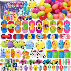 TOAPER 200pcs pre-filled Easter eggs ready-to-use party favors for easy celebration planning