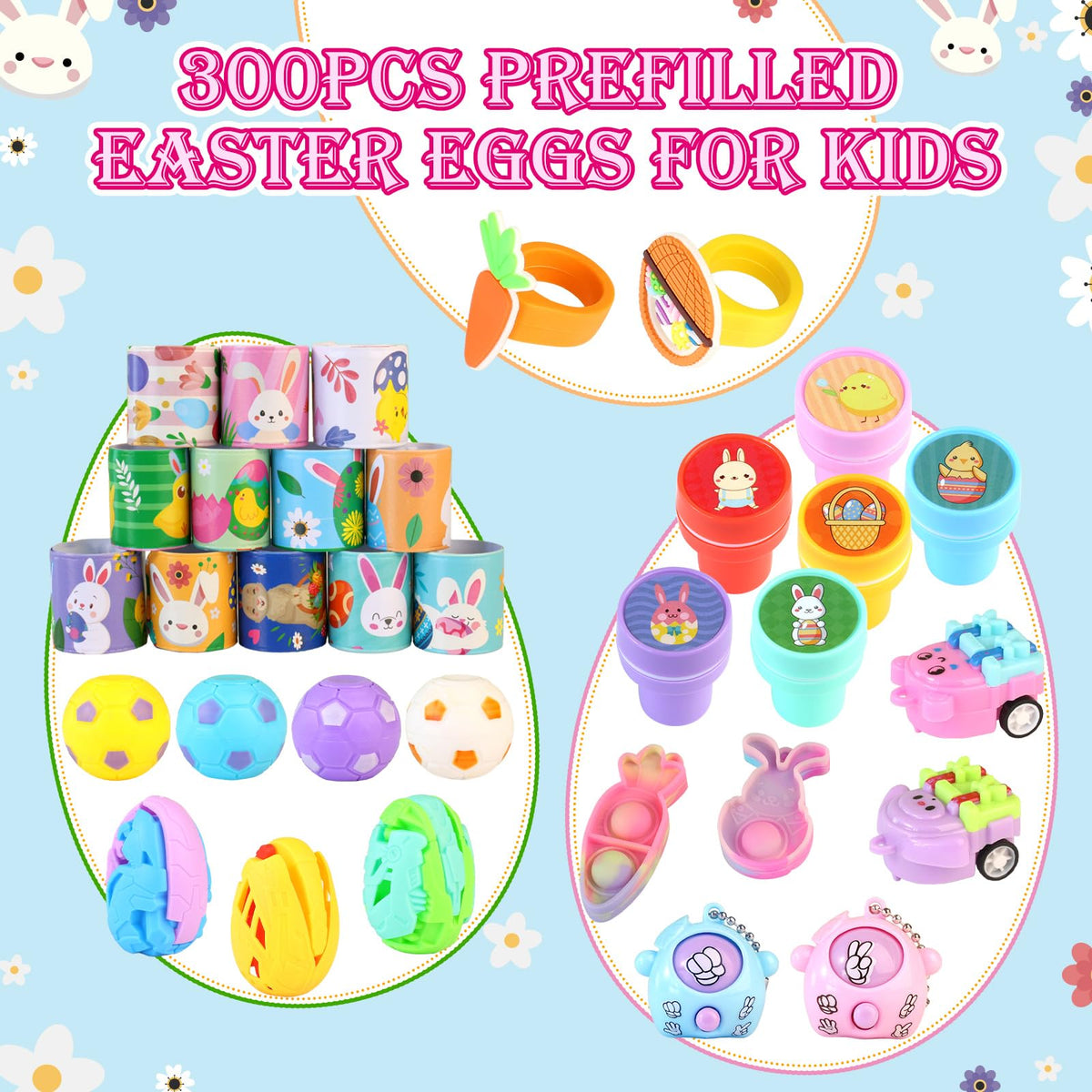 TOAPER eggs in seven shell colors create vibrant Easter display