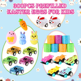 TOAPER Easter eggs with toys suitable for school events and family celebrations
