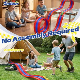 Tobaisaa bendable track design enables creative layouts.
