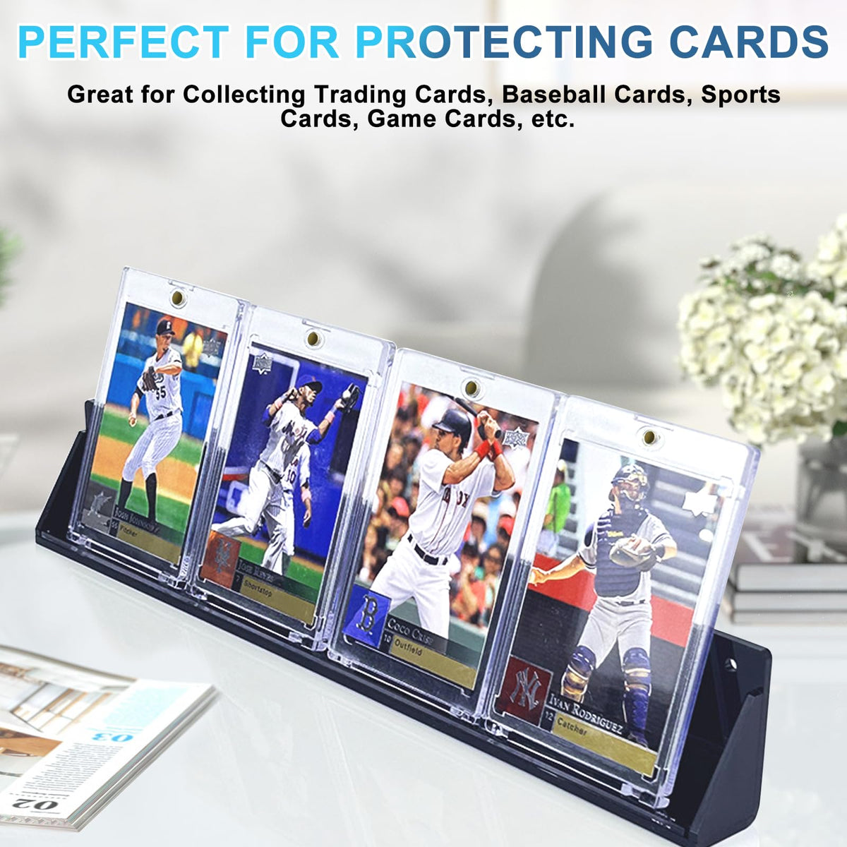 ToBeAce 15 count set of 130pt magnetic card holders ready for use