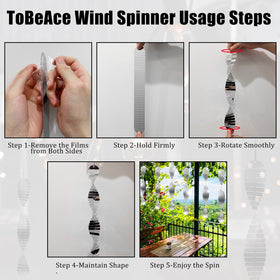 ToBeAce 6-disc set provides ample coverage for patio, garden, and roof.