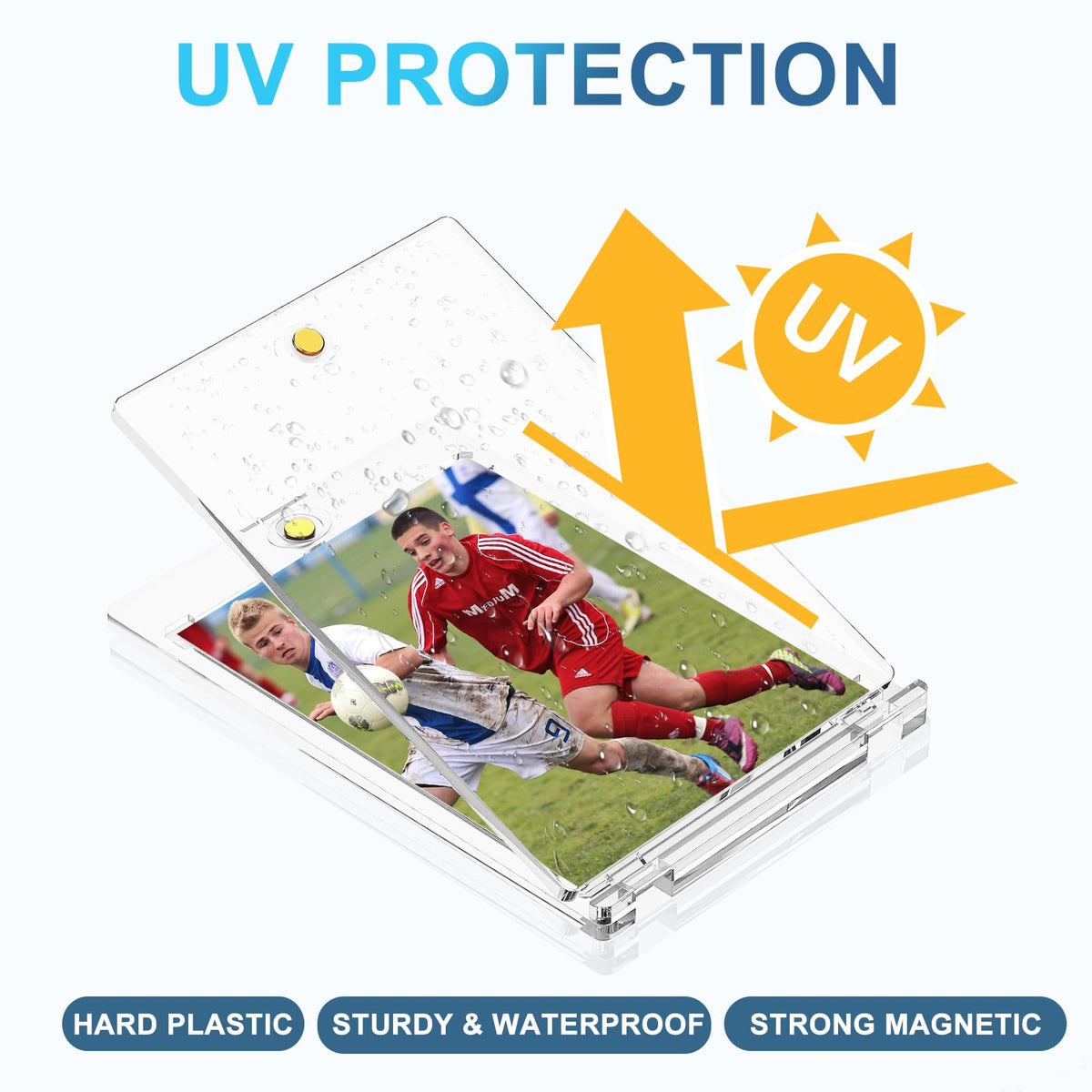 ToBeAce crystal-clear acrylic card holder for display
