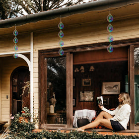 ToBeAce elegant garden decoration doubles as humane deterrent for birds.