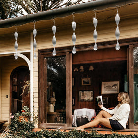 ToBeAce outdoor decor bird deterrents combine style with humane deterrence.