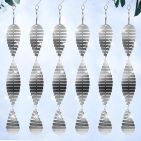 ToBeAce stainless steel bird deterrents outdoor wind spinners reflect sunlight to deter pigeons.