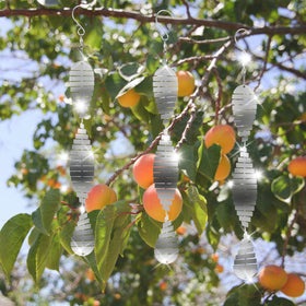 ToBeAce sunlit deterrents create a shiny display while protecting your yard.