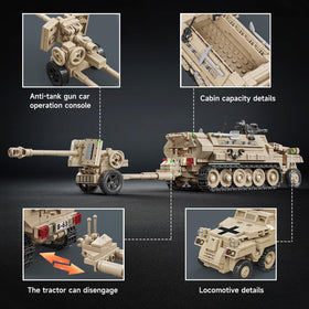Tobocoy Halftrack rolling treads, smooth movement for immersive action scenes.