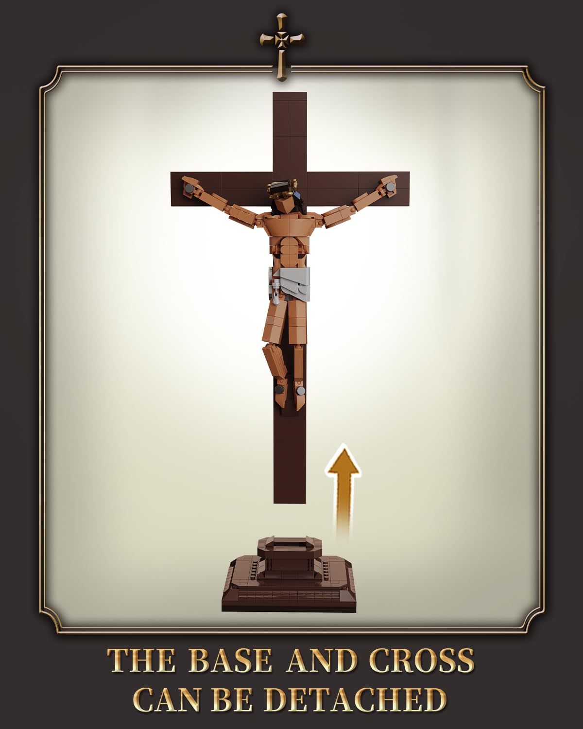 Tobocoy jesus crucifixion model 16-inch makes a striking focal point