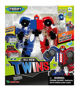 TOBOT Mini Twins gift idea for kids aged 4 and up.