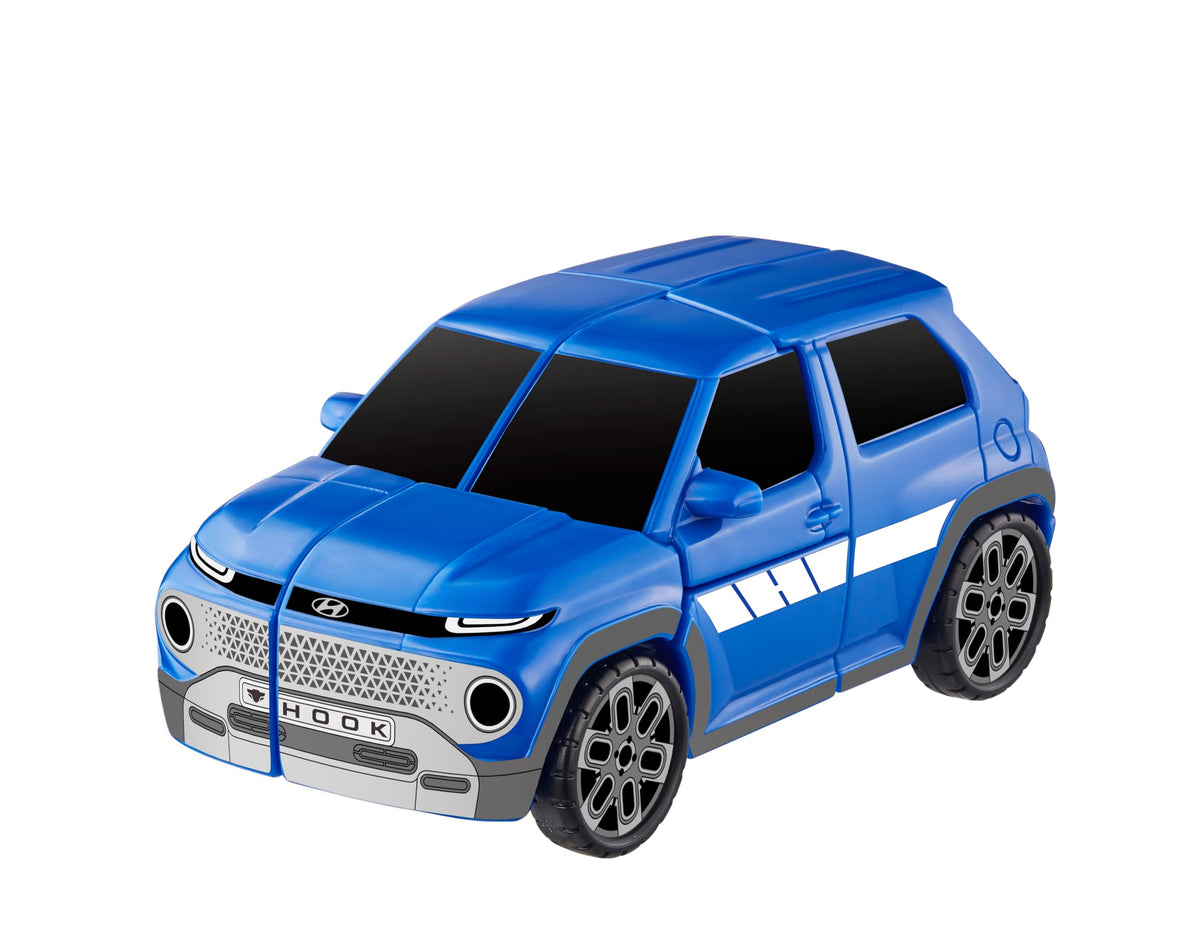 TOBOT Mini Twins sticker included to customize pretend play.