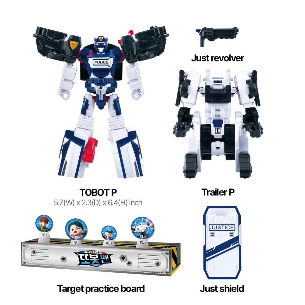 TOBOT P 6-inch scale figure designed for small hands