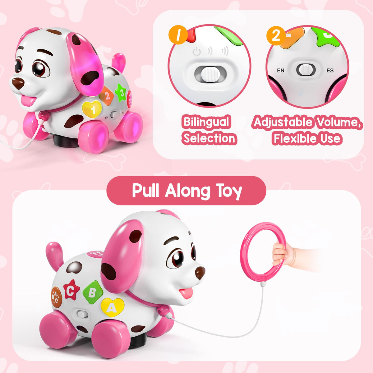 ToddlerCley ABS-material construction offers safe, durable play.