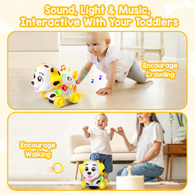 ToddlerCley bilingual play mode supports English and Spanish basics