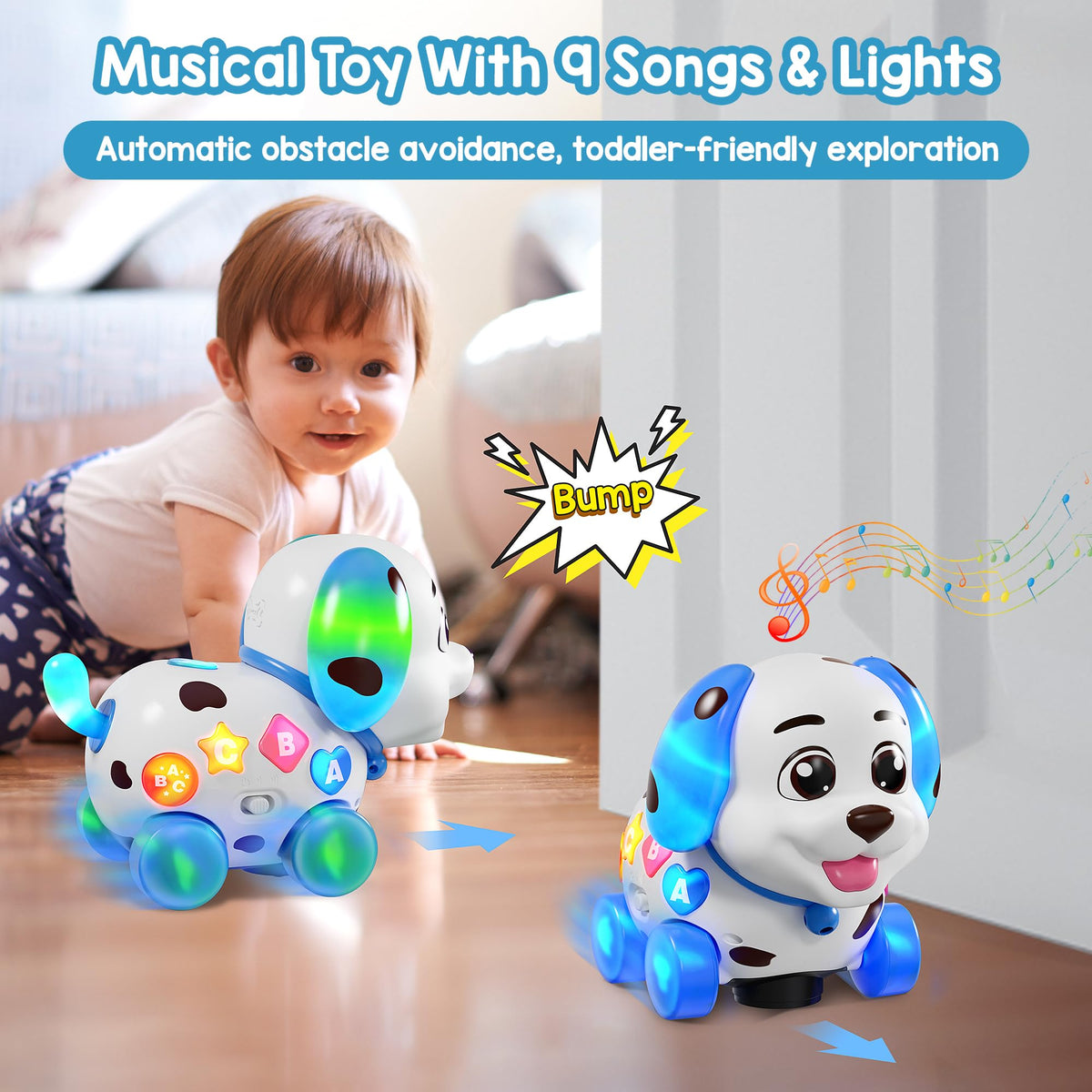 ToddlerCley colorful sensory toy offers vibrant visuals and engaging sounds