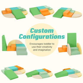 Todiby crescent blocks for imaginative stacking and spatial awareness