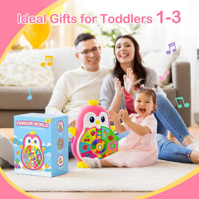 ToddlerCley penguin toy BPA-free materials ensure safe, durable playtime.
