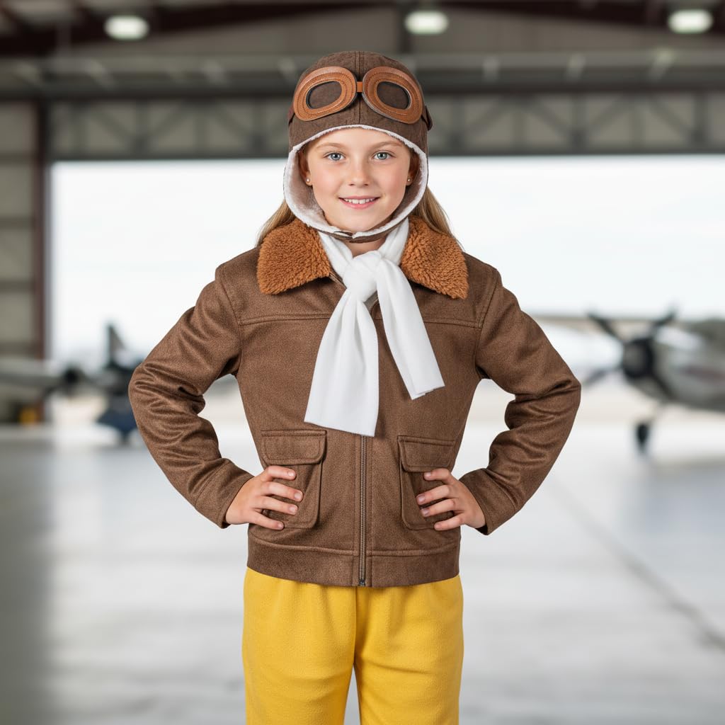 TOGROP child pilot ensemble—versatile dress-up for birthdays and Halloween
