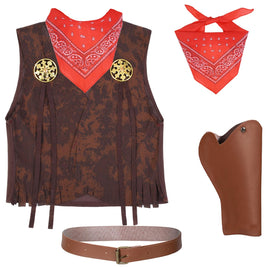 TOGROP cowboy costume bandanna adds authentic Western flair to outfits.