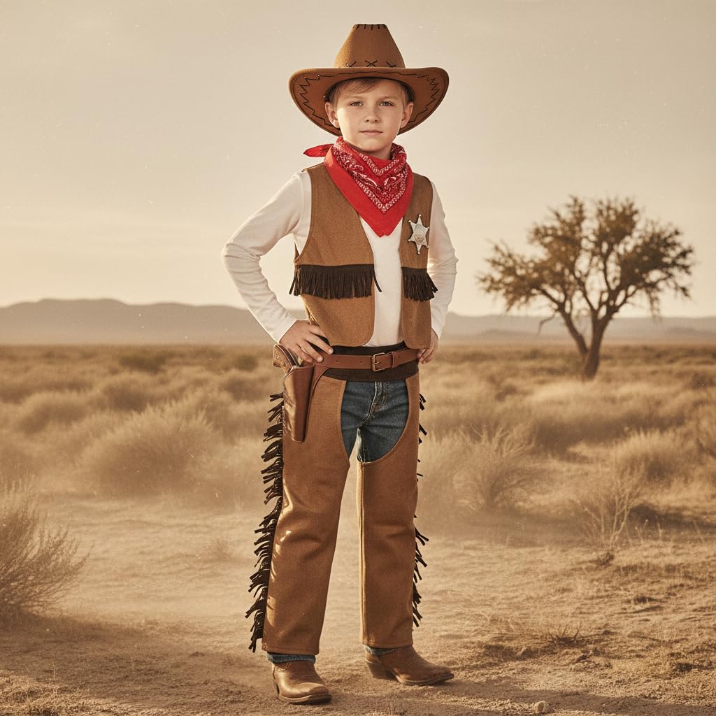 TOGROP cowboy hat finishes the outfit for birthdays and Halloween moments