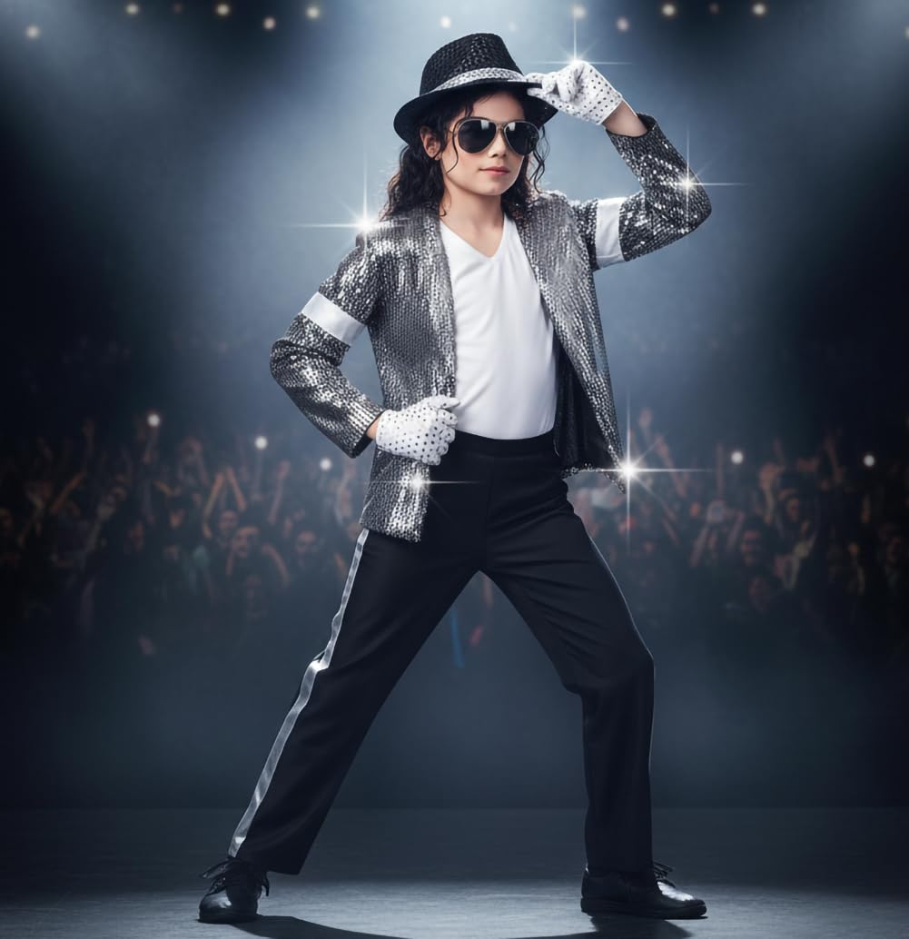 TOGROP Dance Star iconic black hat completes retro pop look