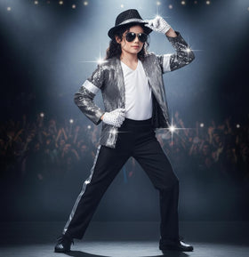 TOGROP Dance Star iconic black hat completes retro pop look