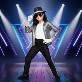 TOGROP Dance Star child wearing the outfit on stage during rehearsal