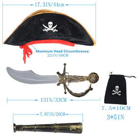 TOGROP pirate eyepatch, add mystery to pretend play
