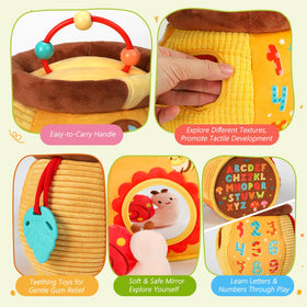 TOHIBEE baby-safe mirror supports self-recognition during play.