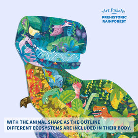 Toi dinosaur floor puzzle: whale pieces promote imaginative play and fine motor practice.