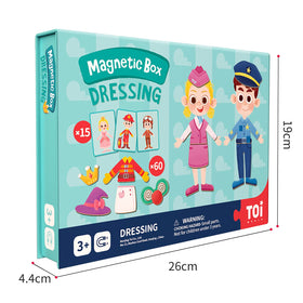 Toi dressing-up magnets support imaginative play and creativity