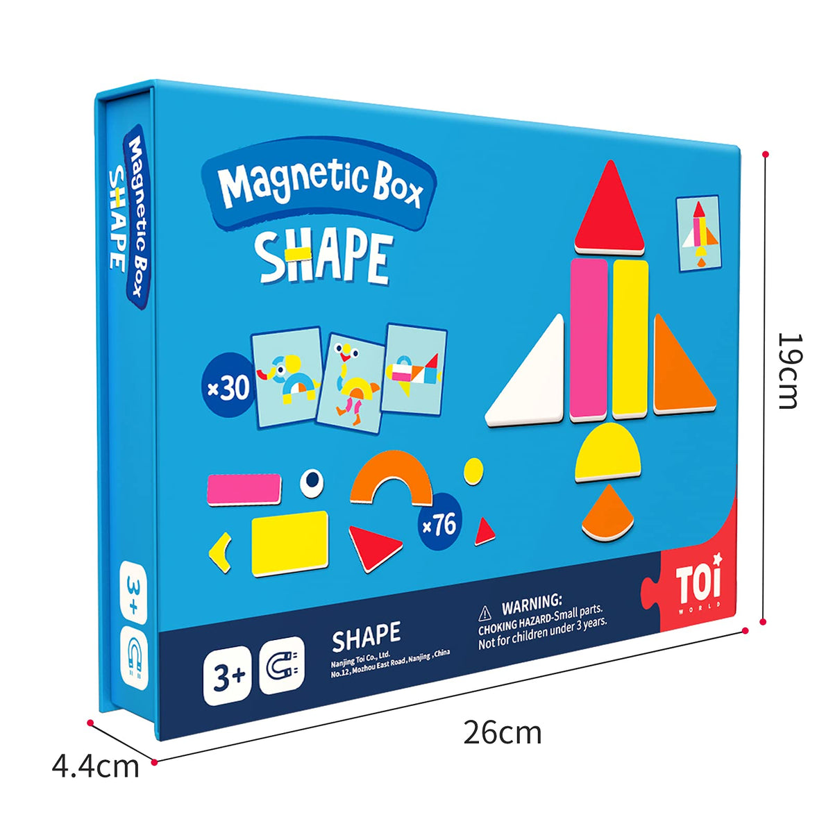 Toi eco-friendly cardboard toy with safe magnets