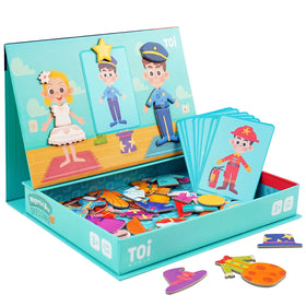 Toi magnet toy board for pattern matching and learning