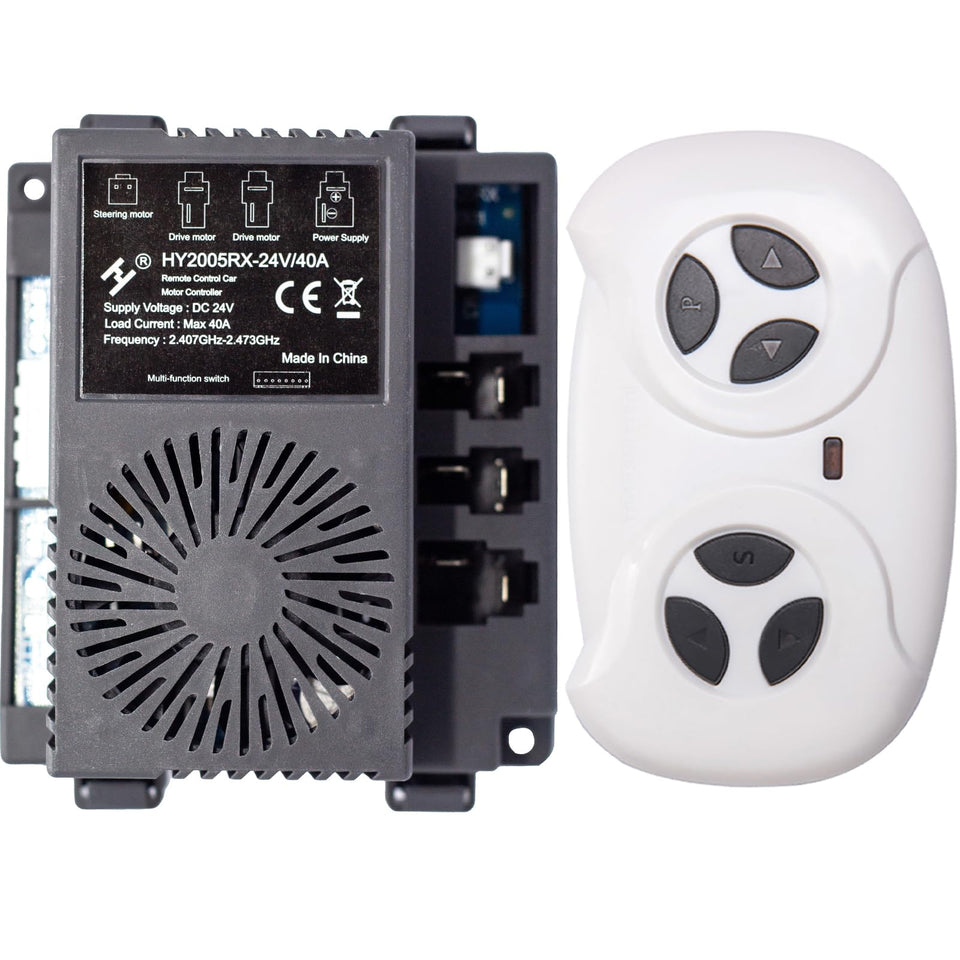 ToiCottage HY2005RX-24V remote control front view for precise kid car control