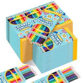 Toidgy 720-count colored pencils bulk packs arranged for classroom use