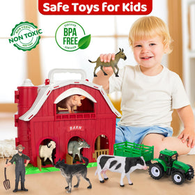 Toidgy bull figure adds sturdy farm animal detail for playtime.