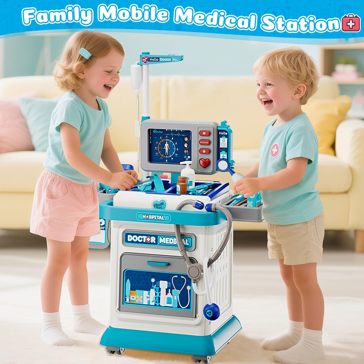 Toidgy Doctor Kit thermometer for child-friendly checks during role play