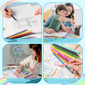 Toidgy gift-pack colored pencils bulk ideal for holidays and prizes