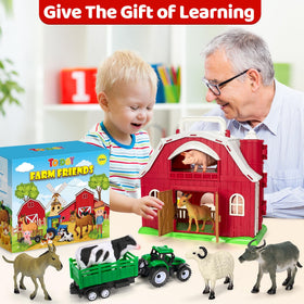 Toidgy green tractor toy supports cooperative play and exploration.