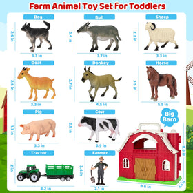Toidgy pig figure for farm miniatures enhancing storytelling and fine motor play.