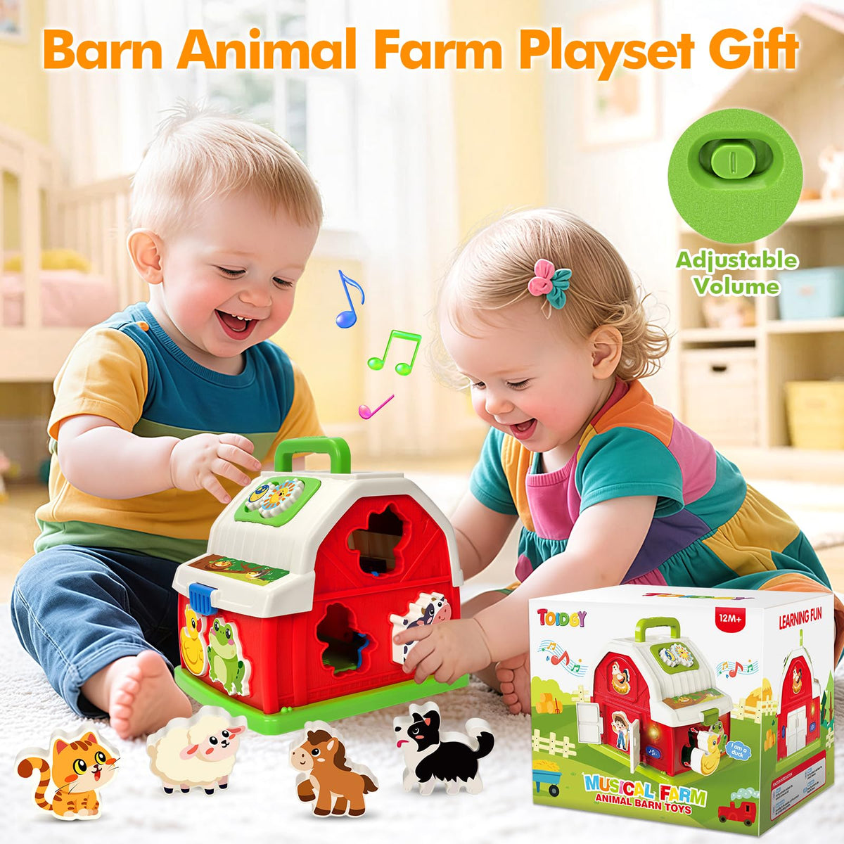 Toidgy portable farm toy supports travel learning and on-the-go play.