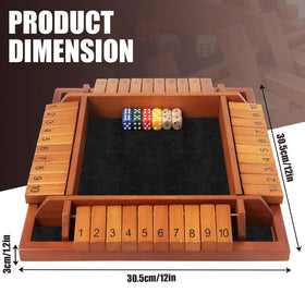 Toidgy dice storage bag keeps pieces organized and portable.
